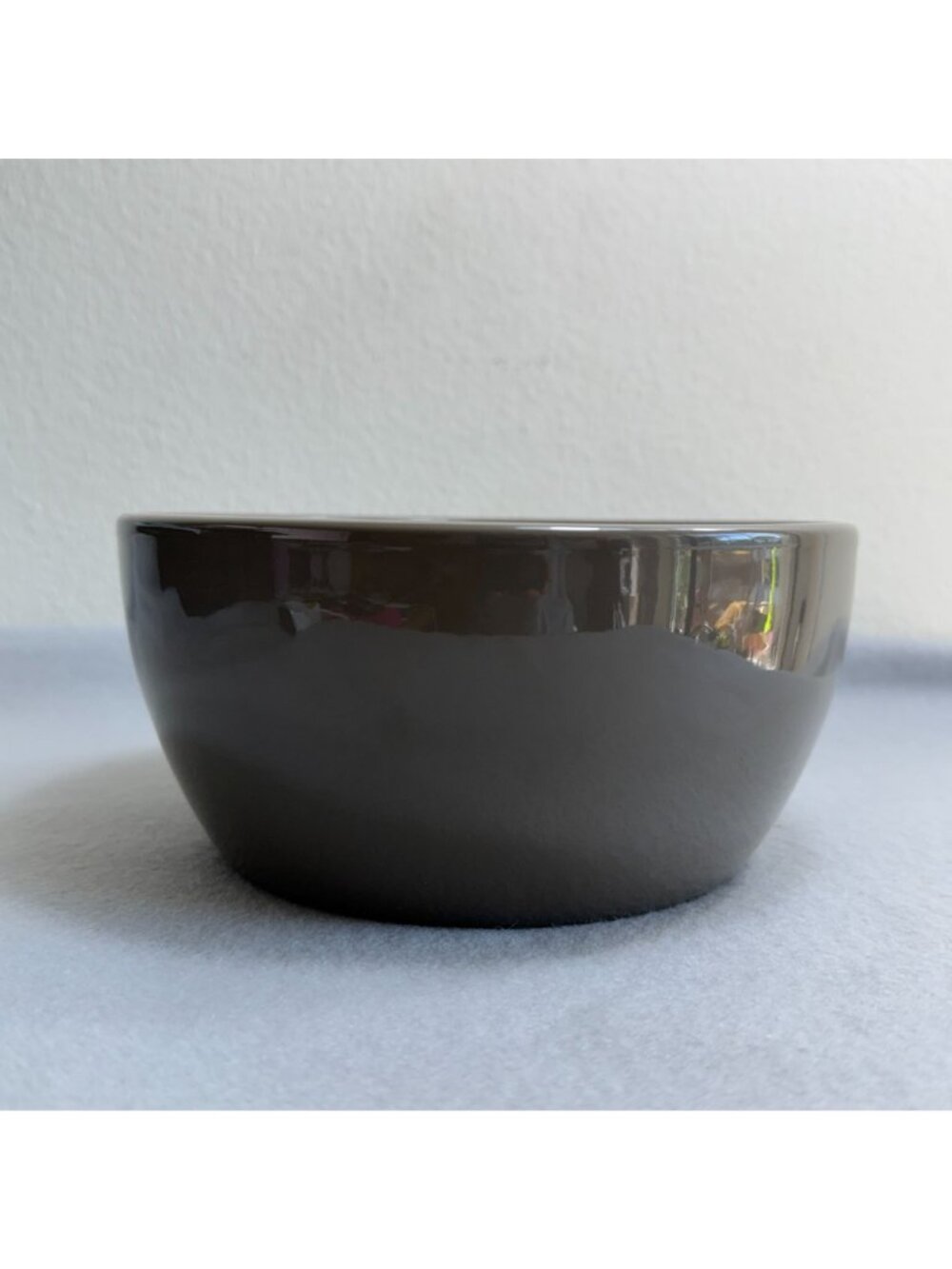 Vintage Pink And Gray Stoneware Ceramic 7” Serving Bowl Fruit Bowl/ Made In Germ - Picture 3 of 13